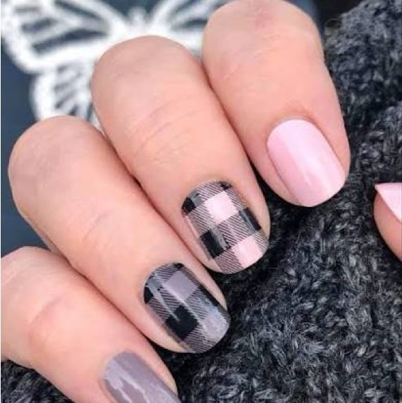 RETIRED Color Street Plaid about You Clear Overlay - Picture 11 of 11